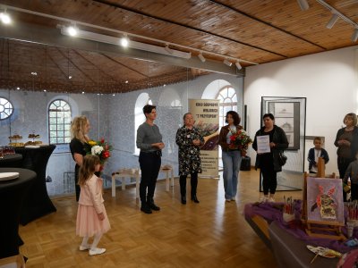 Otwarcie wystawy prac plastycznych